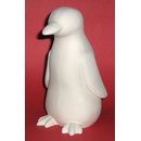 Pinguin Schrühware, weiß zum Bemalen