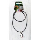 Kette mit Pinguinanhänger, Metall