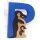 Holz-P mit  Pinguingruppe