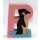 Holz-P mit  Pinguin
