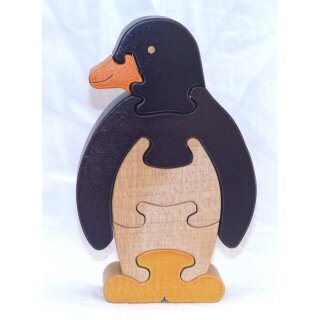 Holzpuzzle Pinguin 3