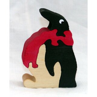 Holzpuzzle Pinguin 8