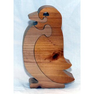 Holzpuzzle Pinguin 9