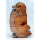Holzpuzzle Pinguin 9