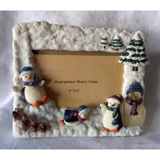 Bilderrahmen mit Pinguin 05